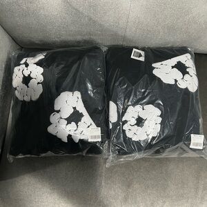 Denim tear hoodies In large and medium